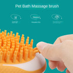 MATERA PET dog and cat bath brush – easy rinse and quick-dry design