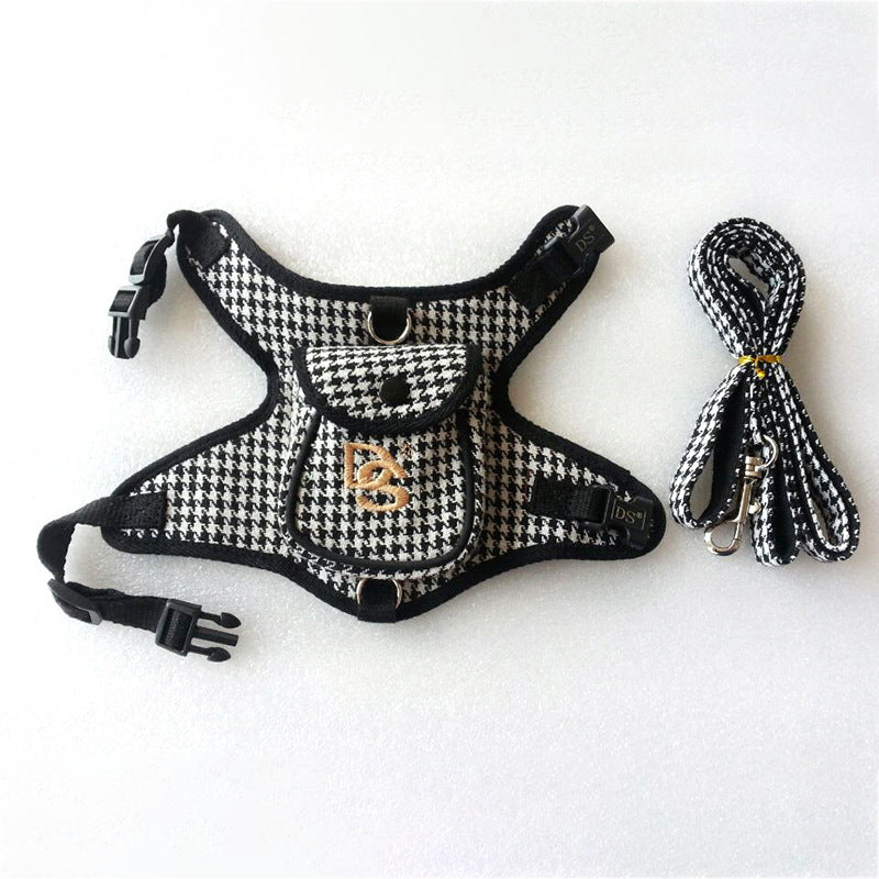 MATERA PET cotton harness vest for small dogs and cats – side view