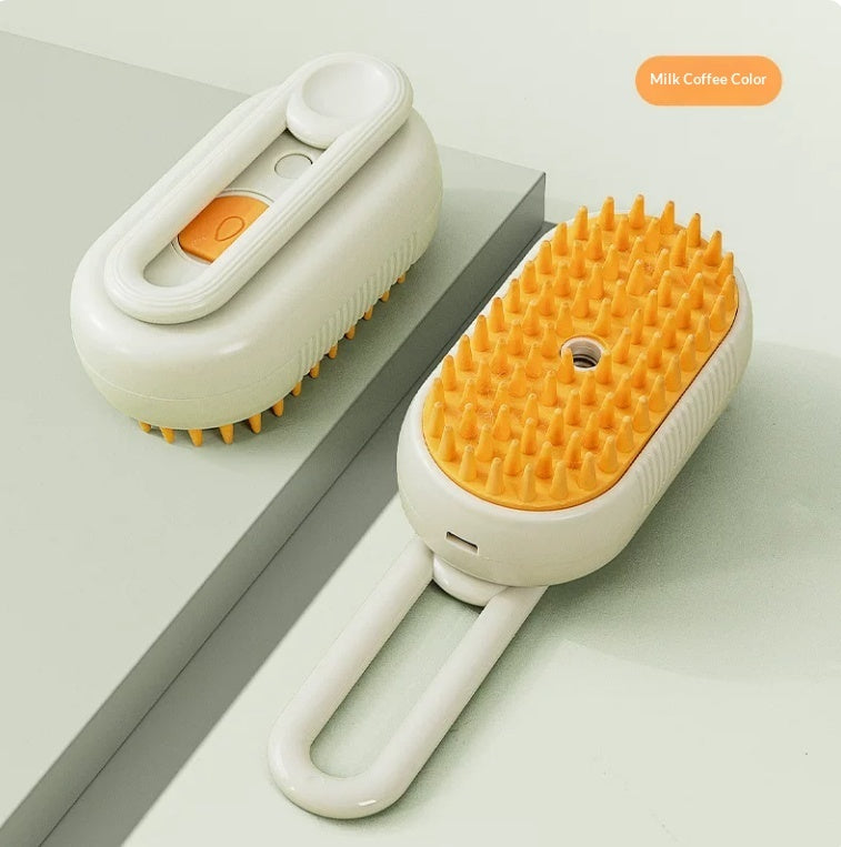 MATERA PET 3-in-1 steam grooming brush – product cutout