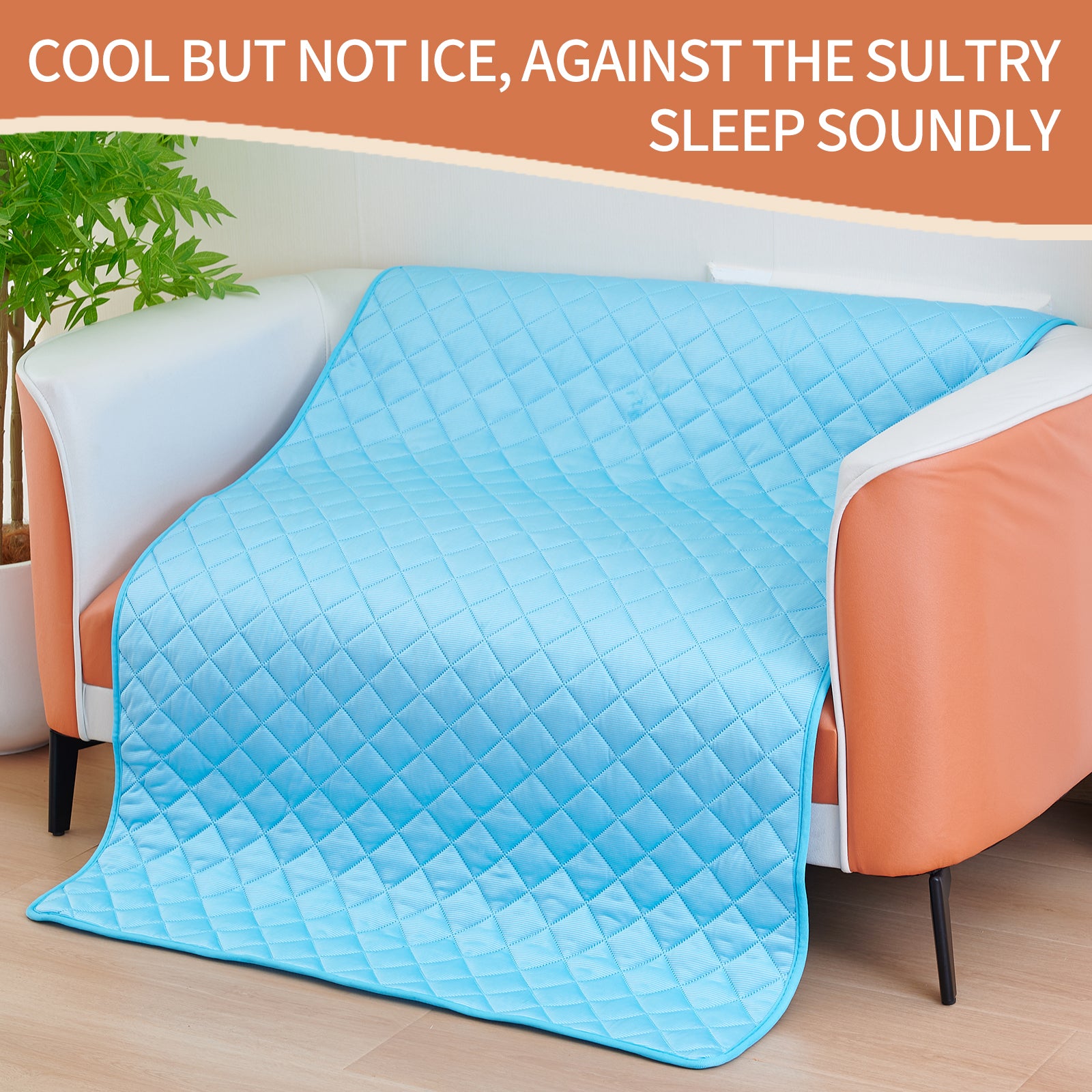 Pink waterproof cooling mat for cats and puppies
