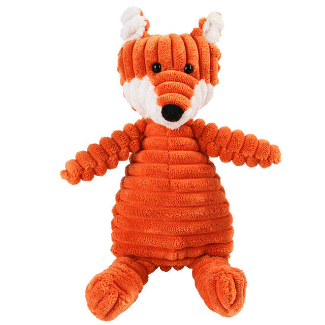 MATERA PET Squeaky Corduroy Animal Plush Toy — photo 4 of 21