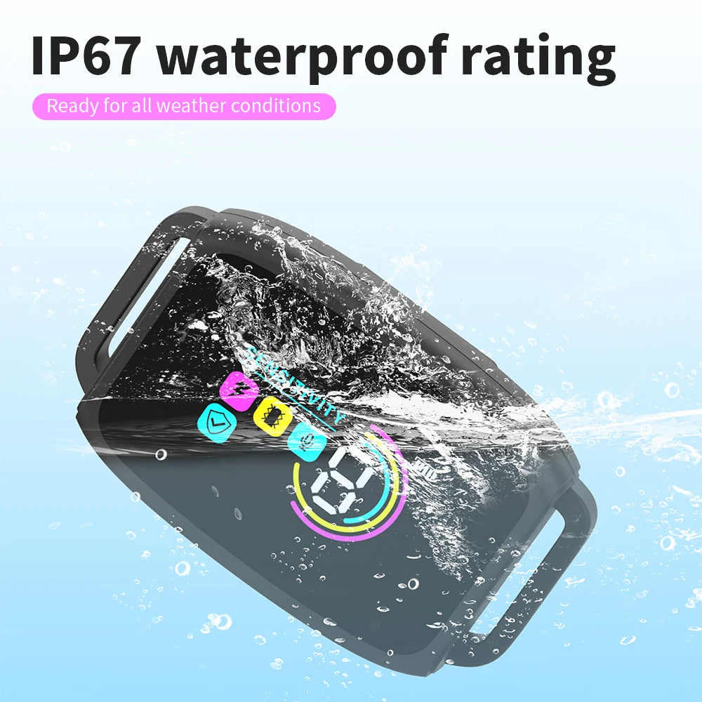 IP67 water resistance of the rechargeable training collar