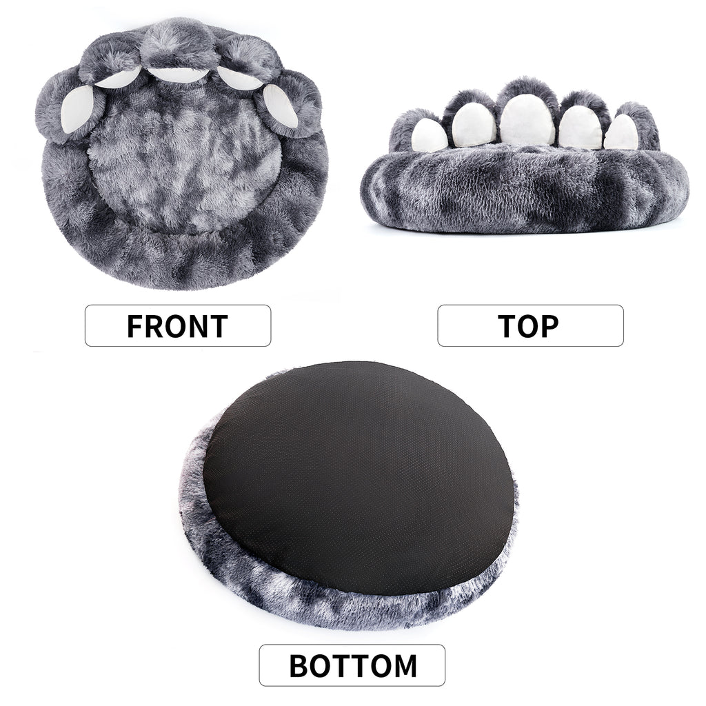 Thick warm lining inside the bear paw kennel