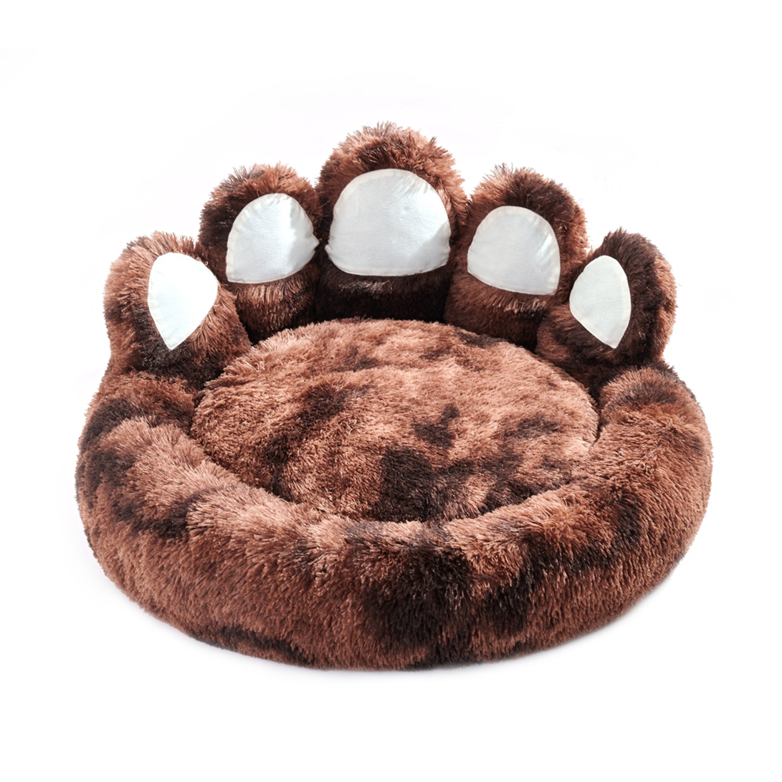 Removable inner mat lifted out of the pet cave bed