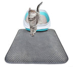 MATERA PET honeycomb mat – pouring trapped litter out of the opening