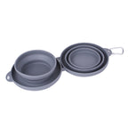 MATERA PET foldable double bowl – hiking and camping companion for dogs
