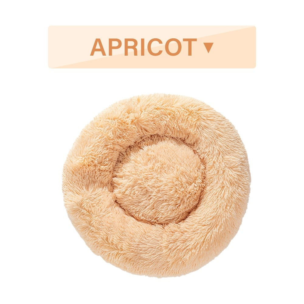 MATERA PET round plush cat bed suited to small breeds and kittens