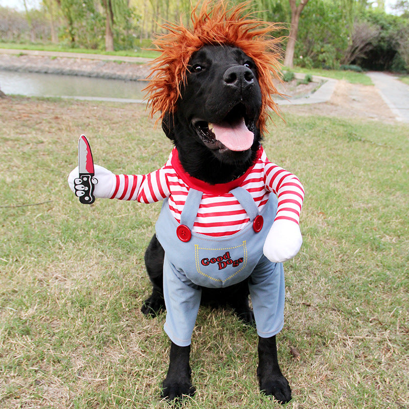 MATERA PET dog Halloween costume – horseman set with props