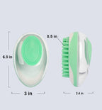 MATERA PET dog bath brush lathering shampoo into a wet coat