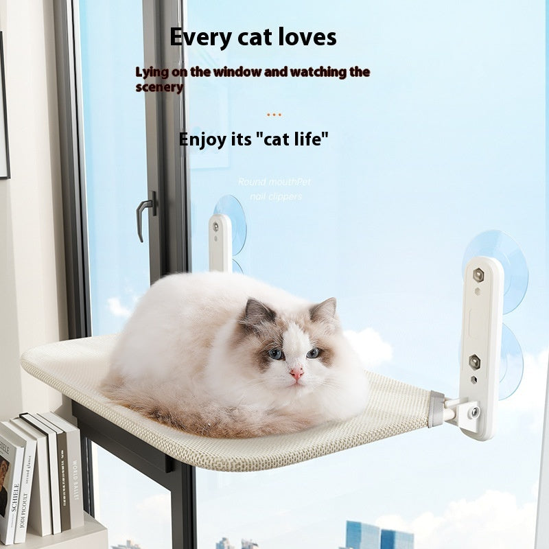 MATERA PET cat window perch hammock with removable zip cover