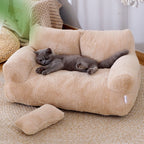 MATERA PET pet couch – cat sleeping comfortably on the cushion