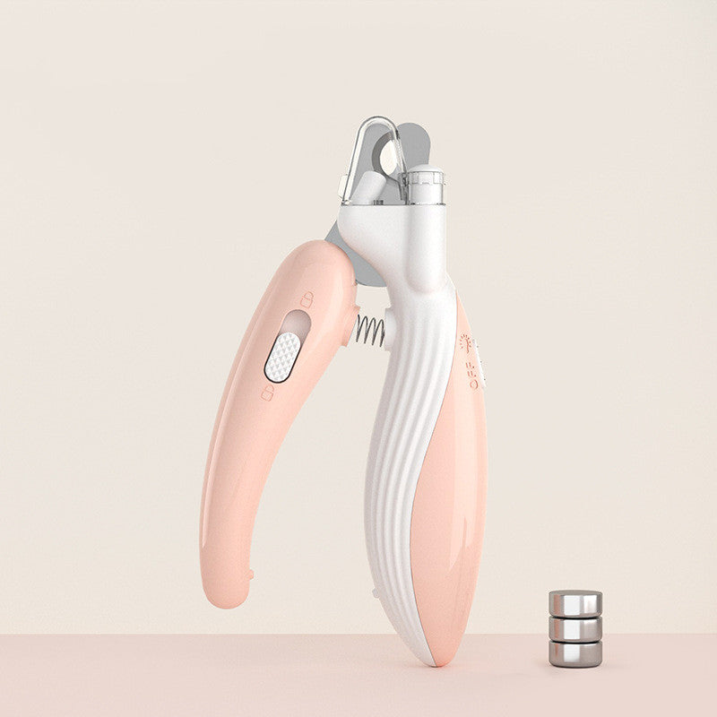 Pink MATERA PET LED Pet Nail Clippers
