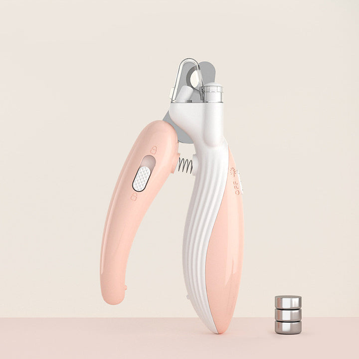 Pink MATERA PET LED Pet Nail Clippers