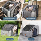 MATERA PET dog carrier used on the passenger seat, back seat and as an indoor nest