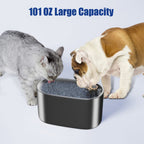 MATERA PET 101 oz pet water fountain – cat drinking fresh flowing water