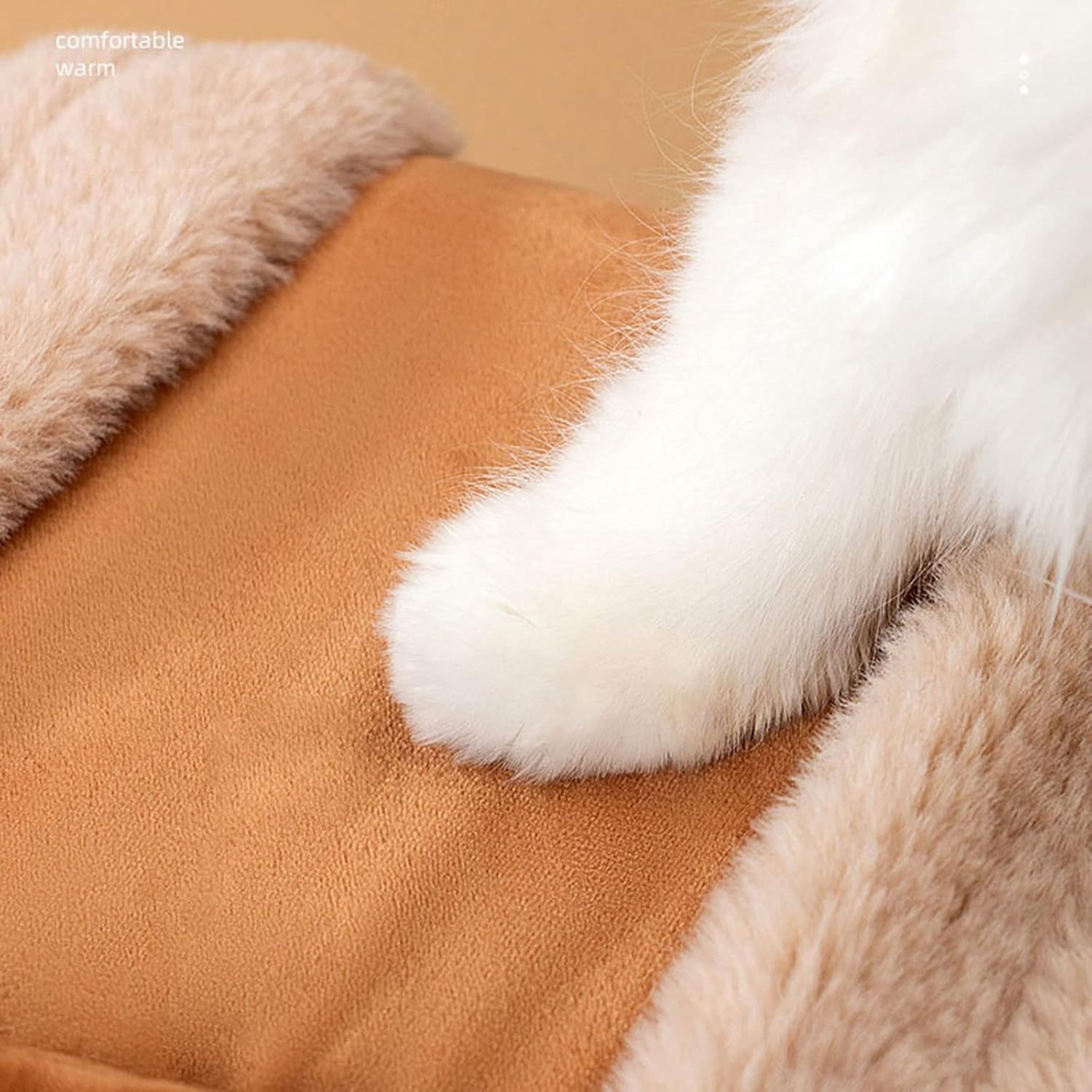 Hand warmer pocket at the carry handle