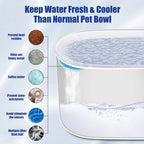 MATERA PET cat drinking fountain – ultra-quiet pump detail