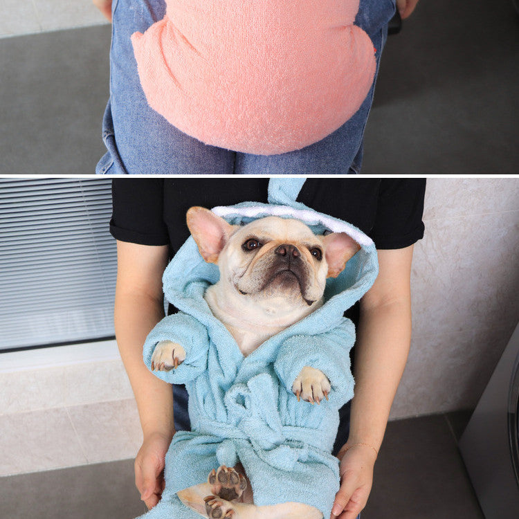 MATERA PET Quick-Dry Hooded Pet Bathrobe Towel — photo 6 of 6