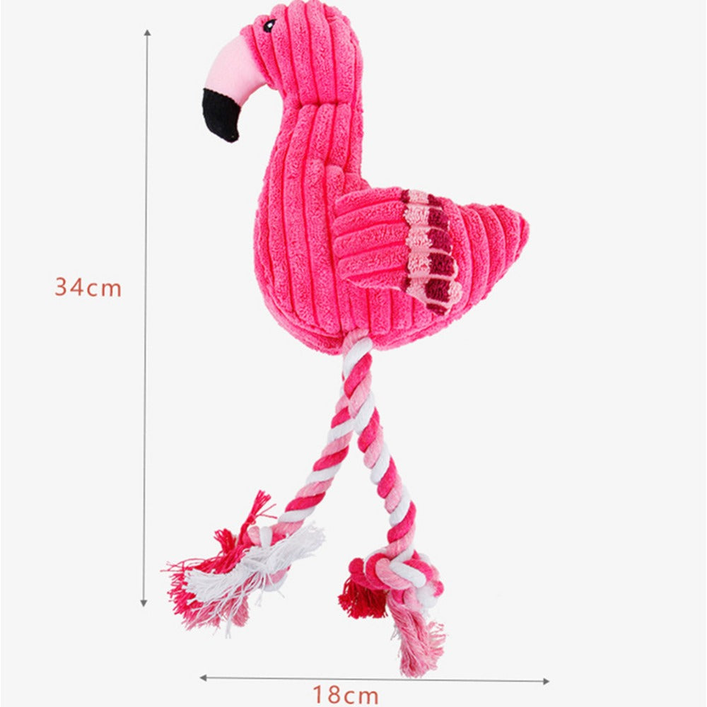 MATERA PET Squeaky Corduroy Animal Plush Toy — photo 6 of 21