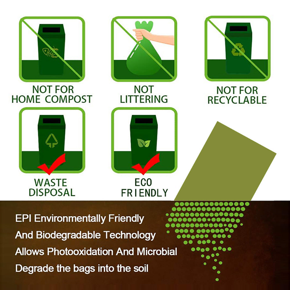 Perforated waste bag roll for dog walking