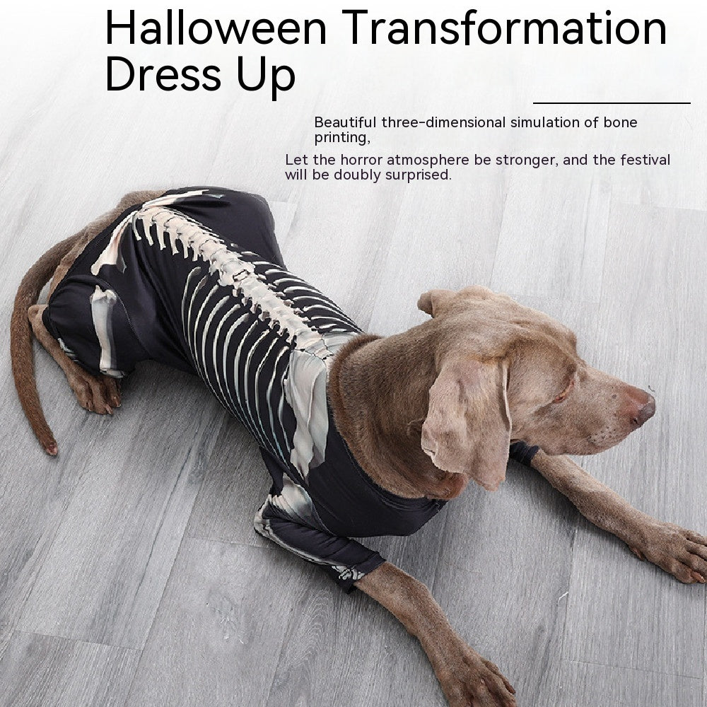 MATERA PET Skeleton Halloween Costume for Large Dogs — photo 4 of 9