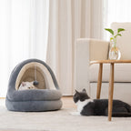 Crystal Velvet Cat House Bed