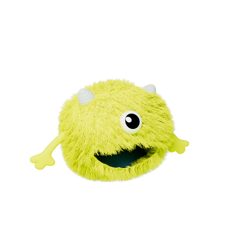 Top view of the soft round cuddler cushion