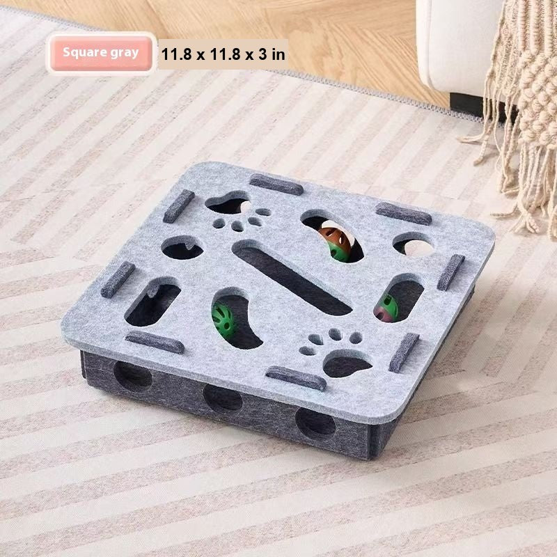 Felt Cat Puzzle Box