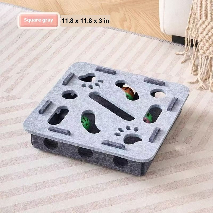 Felt Cat Puzzle Box