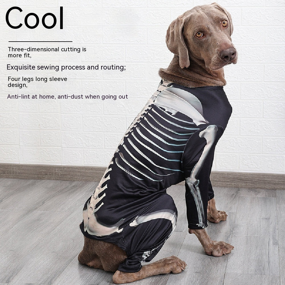 MATERA PET Skeleton Halloween Costume for Large Dogs — photo 5 of 9