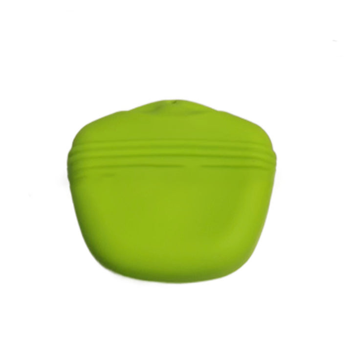MATERA PET silicone dog treat pouch in Lime Green for daily dog walks