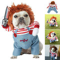 MATERA PET funny Halloween dog costume – Horseman rider illusion on a dog