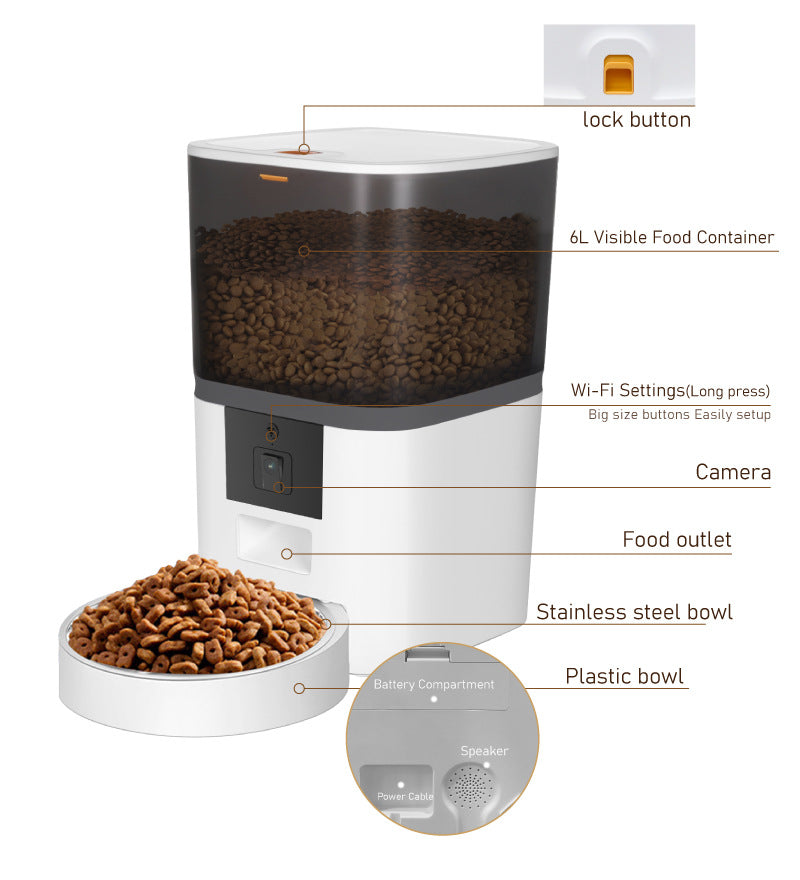 MATERA PET Smart WiFi Pet Camera Feeder for Dogs & Cats — photo 4 of 15