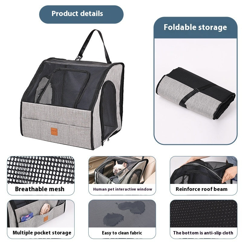 MATERA PET Dog Car Seat Carrier with Seatbelt Attachment — photo 3 of 6