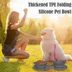 MATERA PET collapsible pet bowl shown in available colours