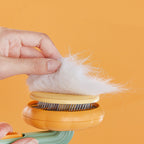 MATERA PET steel wire pet brush – fine bent pins close-up