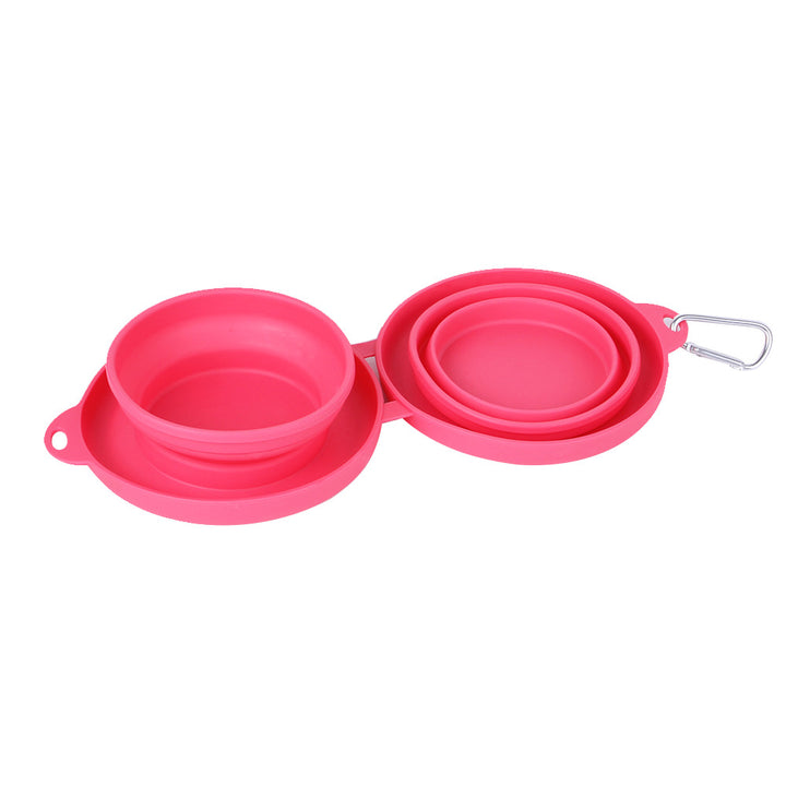 MATERA PET portable pet bowl – food and water compartments side by side