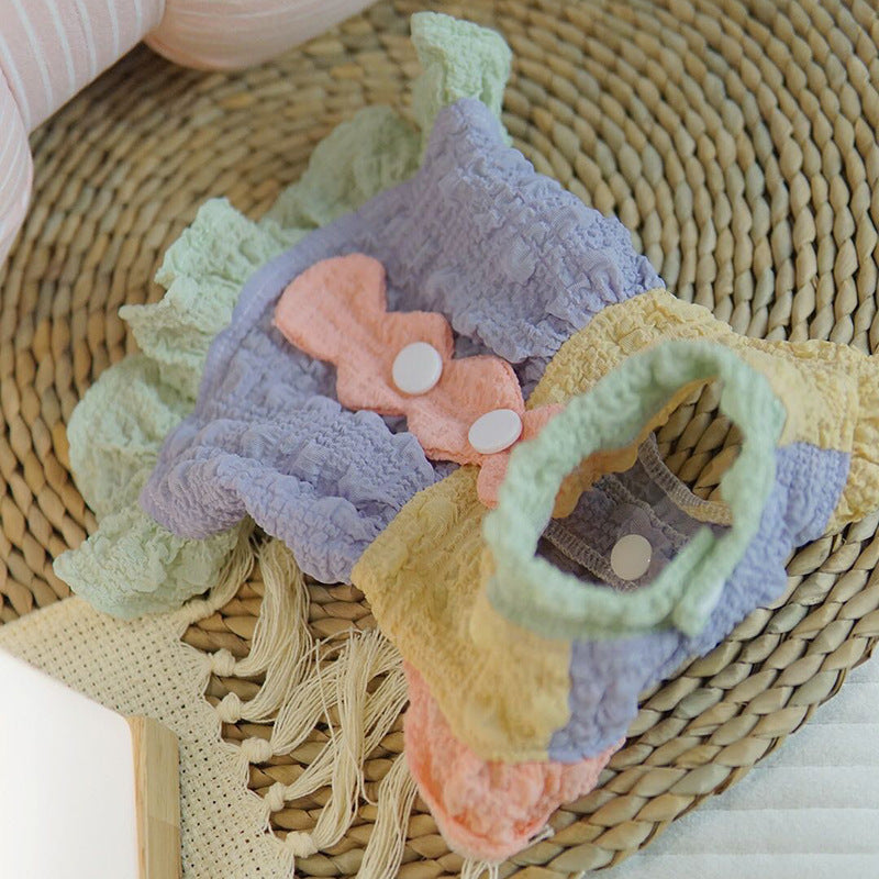 MATERA PET Korean Style Pastel Colorblock Sun Dress for Dogs — photo 2 of 5