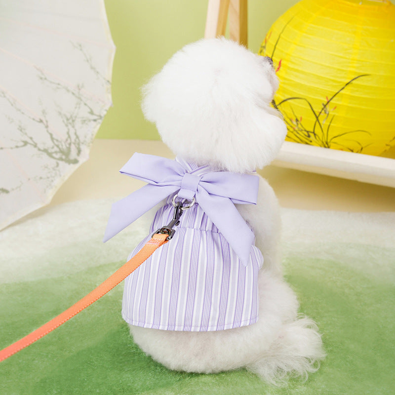 MATERA PET Ruffled Knit Harness Dress for Dogs — photo 3 of 9