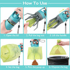 MATERA PET pooper scooper picking up waste without bending