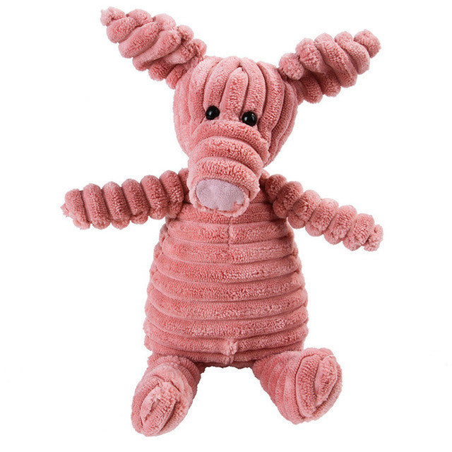 MATERA PET Squeaky Corduroy Animal Plush Toy — photo 17 of 21