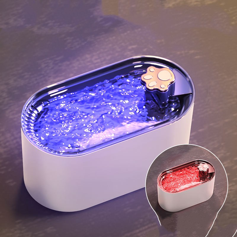 MATERA PET LED pet water fountain – low water red-light alert