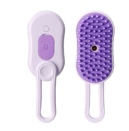 MATERA PET electric steam grooming brush – grooming a dog at home