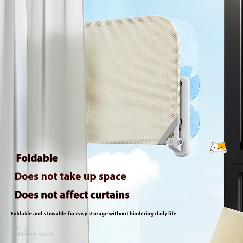 Suction cup fixing of the MATERA PET balcony cat window perch