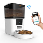 MATERA PET smart pet feeder with HD camera, 25 cup kibble hopper and phone app control