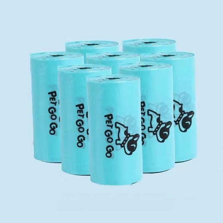 Eight rolls of MATERA PET biodegradable dog waste bags