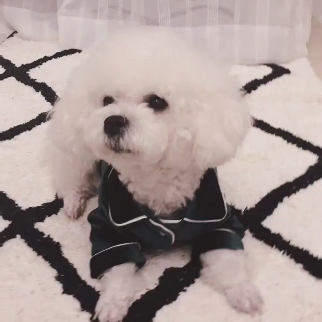 MATERA PET Button-Up Pet Pajama Shirt — cozy loungewear