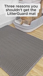 MATERA PET honeycomb cat litter trapping mat demo